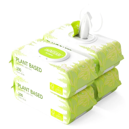 IMMHABI 400 Unscented Dog Wipes for Paws and Butt Plant Based Hypoallergenic Pets Cleansing & Deodorizing Anal Gland Hygienic Puppy Wipes for Dogs Face and Body Cat Wipes Cleaning Fur Doggie Wipes Doggy Wipes