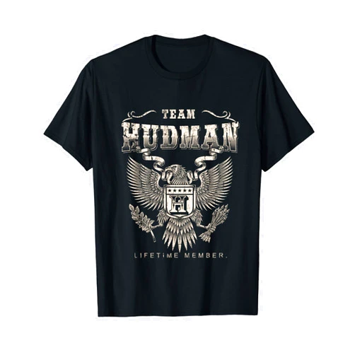 Team Hudman Family Name Team Hudman Lifetime Member - Hudman Name T-Shirt