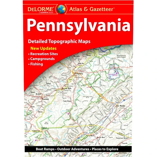 Delorme Atlas & Gazetteer: Pennsylvania