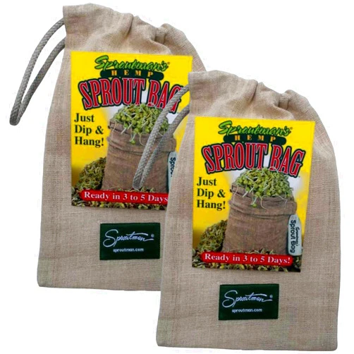 Sproutman SM Sprouter, Hemp Sprout Bag-2 Pack …