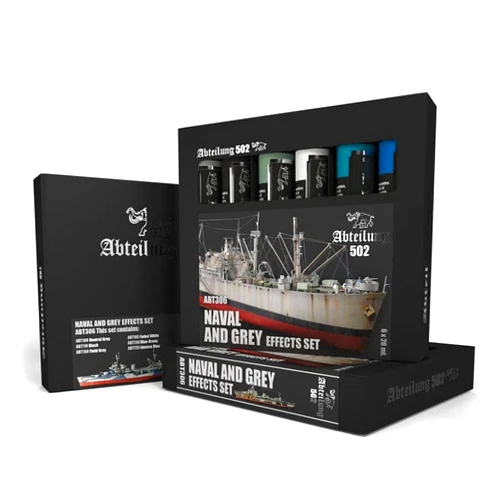 ABTEILUNG 502 Naval & Greys Effects Set, 6 x 20ml
