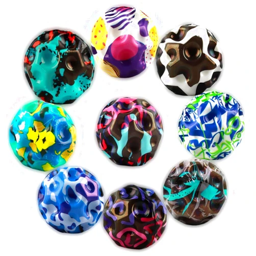 PAKSPAK 9 Pack Moon Space Balls for Kids, Super Bouncy Balls for Kids, Bouncing Balls, Jumping Ball Galaxy Balls, Ball Toys for Boys Aged 3 4 5 6