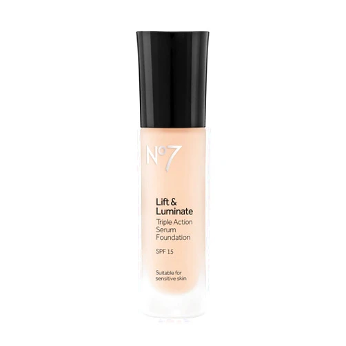 No7 Boots No7 Lift & Luminate Foundation SPF 15 Warm Beige - 1oz Warm Beige