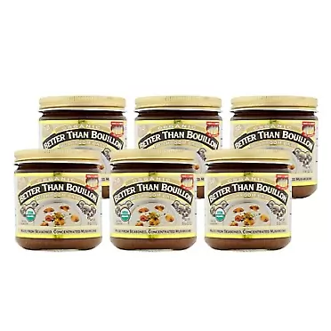Better Than Bouillon Mushroom Base Organic, 8 OZ (Pack of 6) 8 Ounce (Pack of 6)