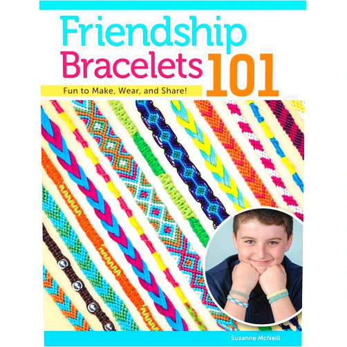 By Suzanne McNeill (Author) Friendship Bracelets 101: Fun to Make, Wear, and Share! (Design Originals) Step-by-Step Instructions for Colorful Knotted Embroidery Floss Jewelry, Keychains, and More, for Kids and Teens [BOOK ONLY]