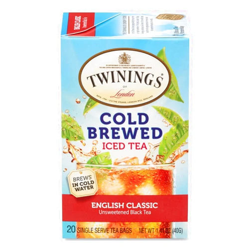 Twinings English Classic Cold Brewed Tea Bags, 20 ct