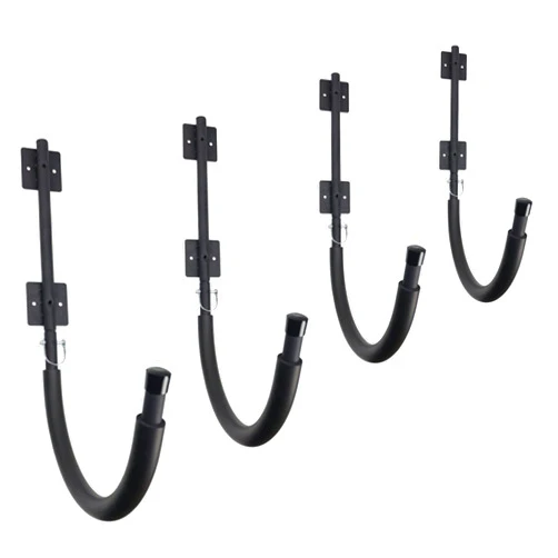 HKYM 2 Pairs Kayak Wall Rack Canoe Hanging Wall Frame Canoeing Aquaplane Skis Indoor Storage Rack