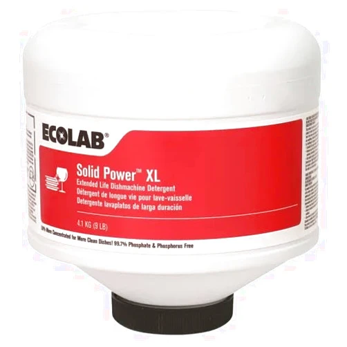 Ecolab Solid Power XL with Glass Guard, 9lb