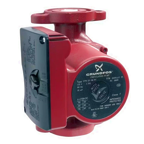 Grundfos 52722512 3-Speed 1/6 Horsepower Circulator Pump with Flow Check ASIN: B002YR4AVW View on Amazon, Large, Red