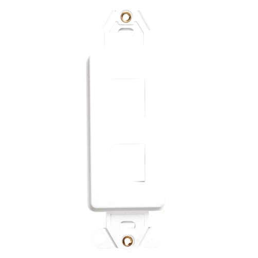 Leviton 41642-W QuickPort Decora Insert, 2-Port, White