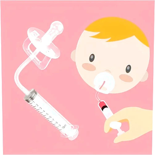 Generic Baby Medicine Dispenser Pacifier, Syringe Pacifier for Liquid Medicine, Safe and Easy Feeding for Newborns and Infants