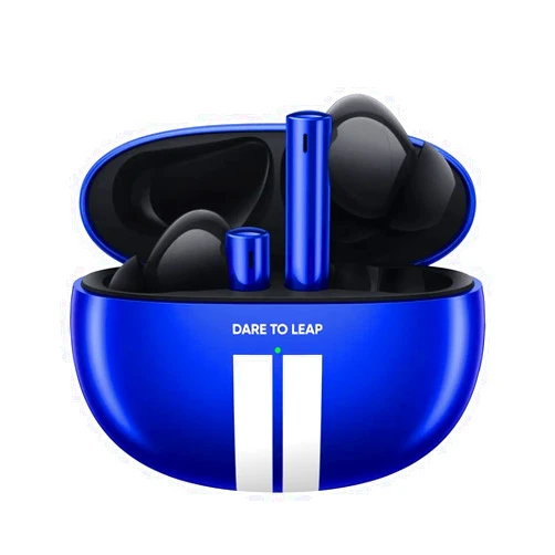 realme Buds Air 3 Wireless Earbuds, Active Noise Cancellation, 10mm Dynamic Bass Boost Driver, Up to 30 Hours Playtime, IPX5 Water Resistance - (Lemans Blue)