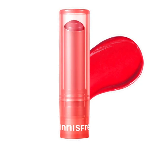 innisfree Dewy Tint Lip Balm with Hyaluronic Acid & Ceramides, Korean Hydrating Tinted Balm, Sheer Lipstick Available in 4 Shades