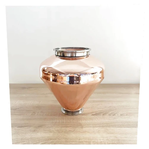 KACOME 12L 6 ” X4” Pure Copper Onion Head for Homebrew, Height 295mm Distillation Accessories