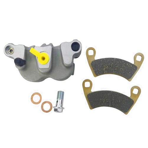 M MATI Front Left Brake Caliper with Pads without Mounting Bracket for Polaris Ranger 4X4 500 EFI 570 4X4 700/800 900 902D 1000 HST RZR 4 800 900 1000 XP/XP 4/S4 RS1 GEM GENERAL 1000 Pro XD 1911283