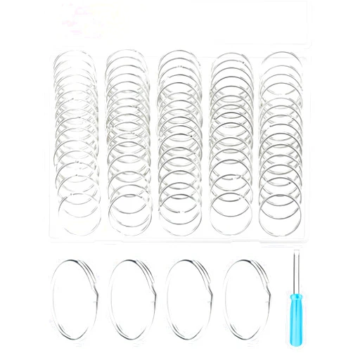 FIVEIZERO 70PCS Split Key Rings,1.5