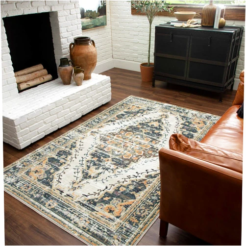 Mohawk Home Kellen Tan (2' X 3') Ornamental Scatter Rug