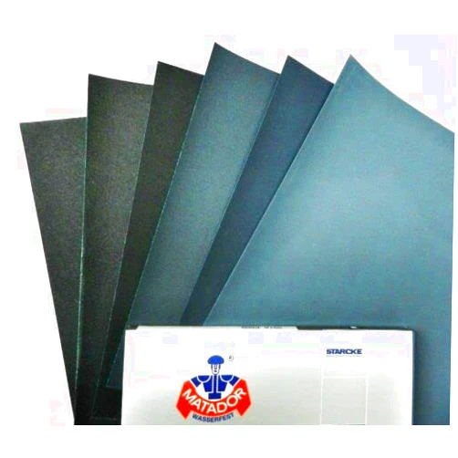 JTS 9x11 Matador Sanding Sheets Wet/Dry Waterproof Sandpaper S/C Grit 1500 2000 2500 3000 5000 7000 6 Assortment Fine Abrasive for Sanding, Wood Finishing, Metal Furniture Polishing Made in Germany