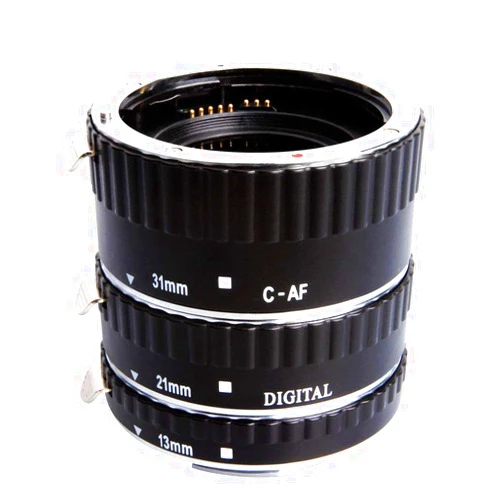 Mcoplus C-AF-A Auto Focus Metal Macro Extension Tube Set for Canon EOS EF EF-S SLR Cameras