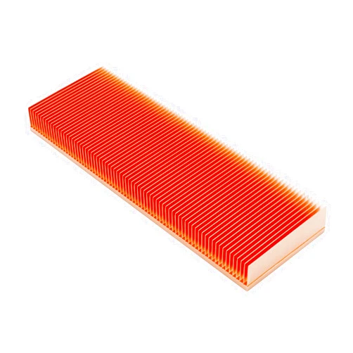 C'EsTBon LINGFE 150x50x15mm Copper Heatsink Skiving Fin Heat Sink Radiator Cooler Cooling Compatible for Electronic Chip LED Heat Dissipation Joyous