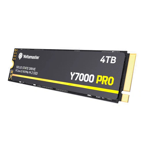 Yottamaster 4TB SSD M.2 PCIe 4.0, Up to 7000MB/s, M.2 2280 NVMe Internal Solid State Drive with 3D NAND Flash, Upgrade Storage for PS5, PC Computer, Laptop, Gaming [Y7000 Pro 4TB]