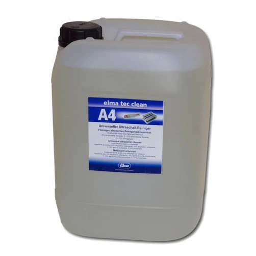 Elmasonic 800 0131 Elma TEC Clean A4 Universal Ultrasonic Cleaner & Degreaser- Powerful Concentrated Cleaning Fluid for Industrial Use