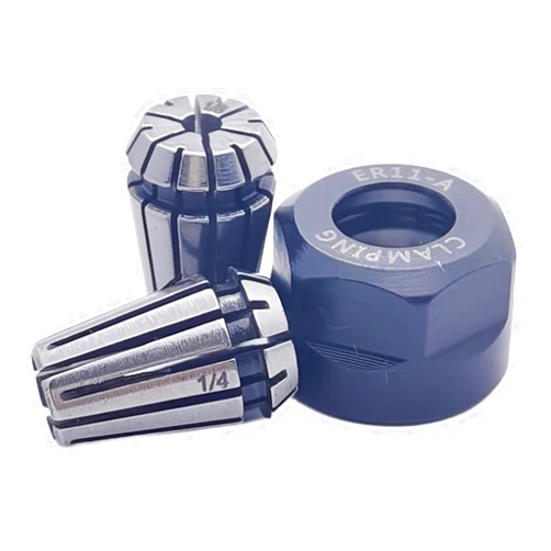 F.L.S Spring Collets CNC Lathe Milling Chuck -ER11 High Precision 1/8 Inch and 1/4 Inch Collet Nut Set for CNC Engraving Mechine/Lathe Milling Tool