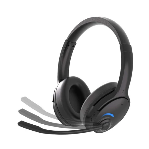 Skyaudio Wireless Bluetooth Headphones + AI Translation Real Time, 144 Languages Learning Over-Ear Headphones, Bluetooth 5.3, Meeting Recording, TF Card, Ear Return for Learning –Black