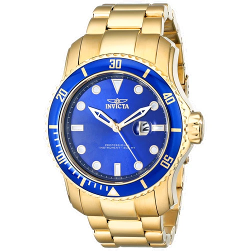 Invicta Men's 15352 Pro Diver Analog Display Japanese Quartz Gold Watch