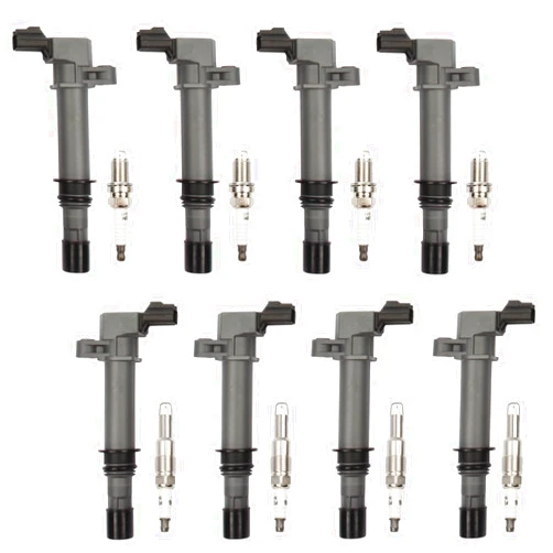Xongjojo Ignition Coil Pack with Spark Plug UF270 Compatible With Ram 1500 Dakota Durango Grand Cherokee 4.7L V8 1999-2007, Set of 8