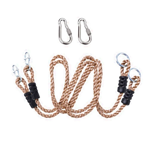 NOSTIFY 2PC Heavy Duty Length Adjustable Nylon Rope, 39'' Swing Extension Straps, Hanging Extender Tree Straps (400 Lbs Limited/Each) for Outdoor Swings Hammock Playground Swing Set Accessories