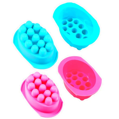 SAVITA 2pcs Silicone Massage Bar Soap Molds, 3D Hair Comb Soap Mold for Soap Making Flexible and Nonstick Scalp Massager Silicone Mold for DIY Hair Masks Salon Spa at Home