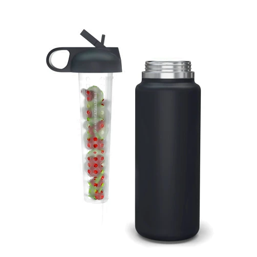 BottlePro FlavorFuze Straw - Fruit Infuser Attachment, Compatible with Hydro Flask Straw Lids for 32 and 40 Ounce Wide Mouth Bottles (For Straw Lid)