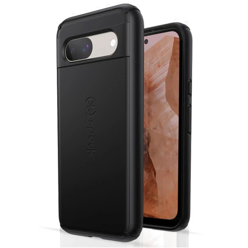 Speck Google Pixel 8a Phone Case - Impacthero Slim and Shockproof Protective Phone Case - Anti-Scratch, Soft-Touch, Lightweight, Sleek, Durable & Pocket-Friendly (Black)
