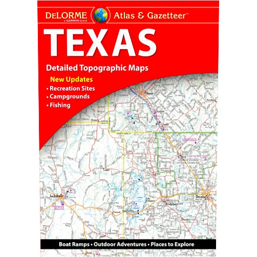 Rand McNally Delorme Atlas & Gazetteer: Texas