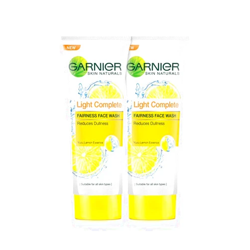 Garnier Skin Naturals Light Complete Facewash, 100 ml (Pack of 2)