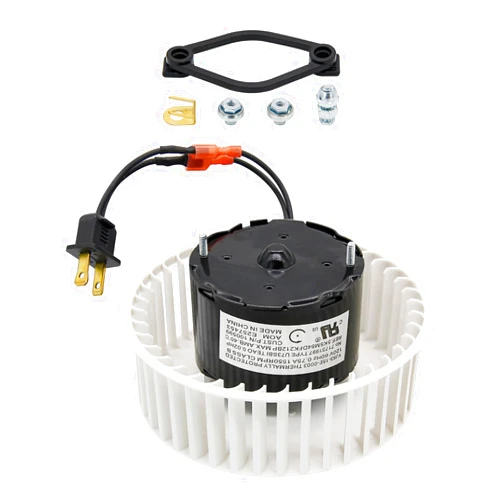 Yrjns 97017705 8663RP Fan Motor & Blower Wheel Replacement Compatible with Nutone 8663RP 8664RP 8814 671RB 672RB 8832N B Unit, Broan 750 751 Ser Fan Parts, Replaces Motor 86933000/JA2B104N
