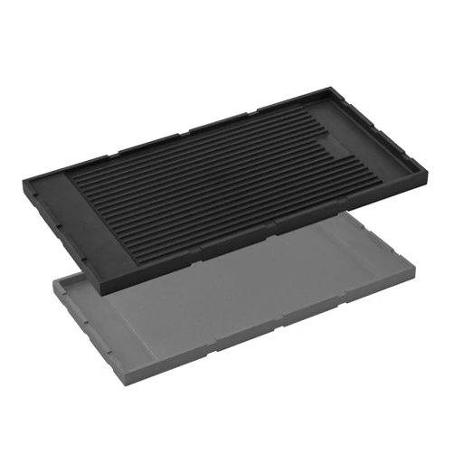 Allstare HG-GRZ-NS Griddle Replacement Parts for ZLINE Gas Stove Top Parts High Grate Cast Iron Reversible Griddle Plate ZLINE 24 30 36 48 60 Inch Gas Cooktop Range Electric Oven Griddle Top Pan 1 Pcs