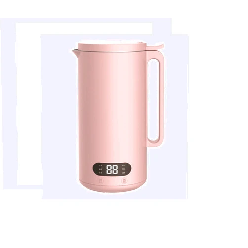 AIVANC LIGHTEN OUR LIFE Mini Electric Soybean Milk Maker, Automatic Soy Milk Machine, Fruit Juicer, Rice Paste Maker, Food Blender, 110V, 350ml