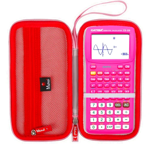 Mchoi Hard Portable Case Compatible with CATIGA Scientific Graphic Calculator CS121, Shockproof Waterproof Scientific Calculators Protective Case, Case Only