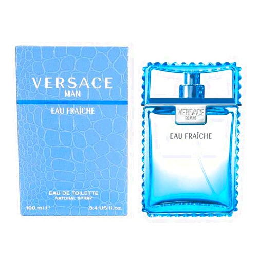 Versace Man Eau Fraiche by Versace for Men 3.4 oz Eau de Toilette Spray