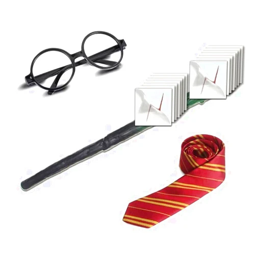 YoHold Wizard Cosplay Party Supplies Set for Magic Birthday, Halloween, St Patrick's Day, Cosplay Costume Party Decorations