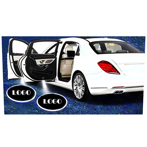 FLYEEGO Custom Logo Car Door Light Projector Car Door Projector Light Custom Customized Gifts Led Projector Car Door Step Lights Courtesy Welcome Lights