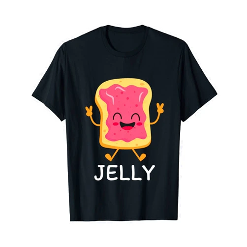 Peanut Butter and Jelly Couple Halloween Costume Couple Peanut Butter and Jelly Costume Halloween Matching T-Shirt