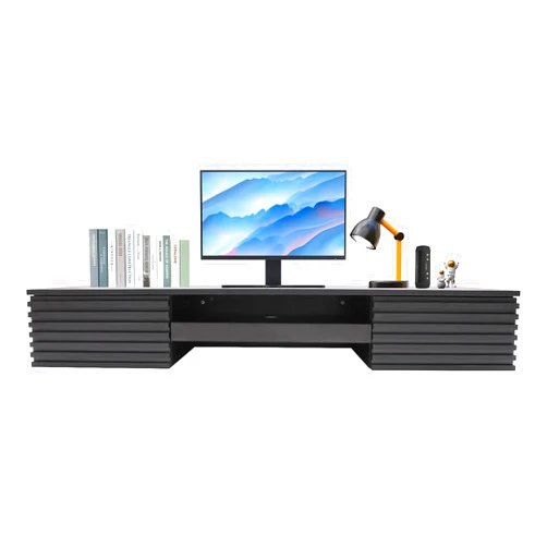 Goudergo Wall Mounted Floating Desk with Drawe, 60 * 15.5 * 9.5in Wall Mounted Computer Desk for Homes, Wall Storage Table for Shelf, Work Platform, Organizer