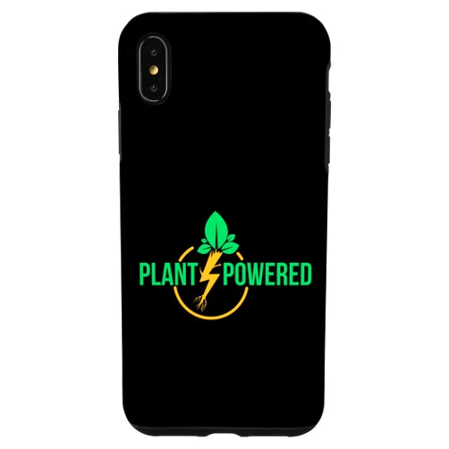 Vegan Gifts Clothing Men Women I Vicoli Merch iPhone XS Max Vegan Planted Powered Energy Veggie Lover Funny Case