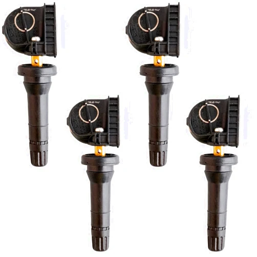 MACAX 4Pcs TPMS Tire Pressure Monitoring System Sensor 315 MHz OBD/Manual Re-Learn Adaptation Compatible with Ford Lincoln Mercury F150 F250 Super Duty Escape Focus Explorer Replaces F2GT-1A180AB