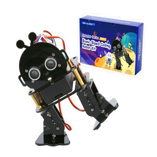 ACEBOTT Bionic Biped Robot Kit for Arduino ESP32 Electronic Toy Programming, Robotics for Kids Ages 12-16 STEM Science Kits Coding Gifts for 12+ Boys Girls Teens Cool Engineering Building Toys
