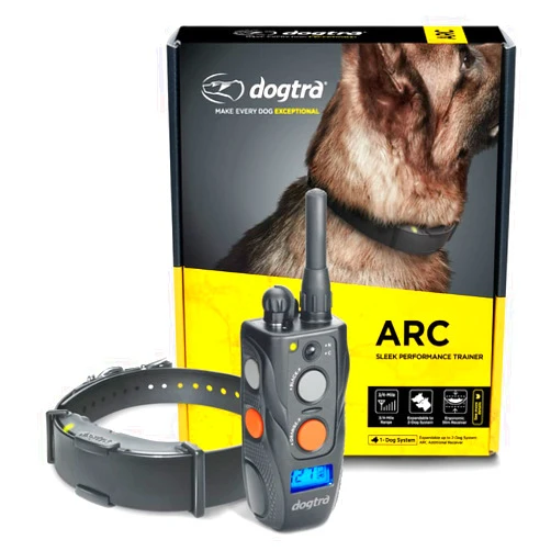 Dogtra ARC Slim Ergonomic 3/4-Mile Remote Dog Training E-Collar with 127-Level Precise Control via LCD Screen