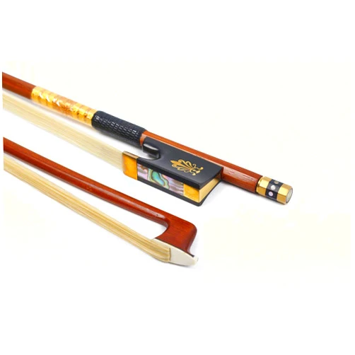 SIEMONIC Violin Bow 4/4 Full Size Advance Bow Hair Brazilwood Ebony Frog octagonal Stick